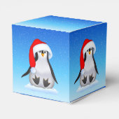 Weihnachtspinguin Geschenkschachtel (Rückseite)