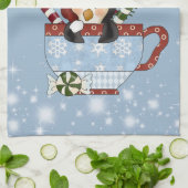 WeihnachtsPinguin-Geschirrtuch Geschirrtuch (Gefaltet)