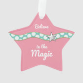 Weihnachtspinguin Grandtochter Ornament (Rückseite)