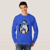 Weihnachtspinguin Holiday Cartoon T - Shirt (Vorne ganz)