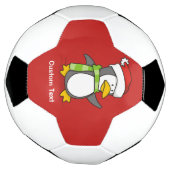Weihnachtspinguin im Schnee Fußball (Gedreht)