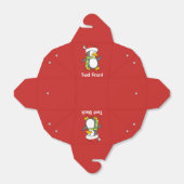 Weihnachtspinguin im Schnee Geschenkschachtel (Ungefaltet)