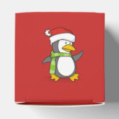 Weihnachtspinguin im Schnee Geschenkschachtel (Oben)