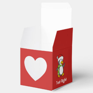Weihnachtspinguin im Schnee Geschenkschachtel