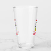 Weihnachtspinguin im Schnee Glas (Rechts)