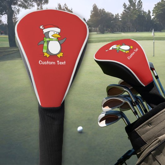 Weihnachtspinguin im Schnee Golf Headcover