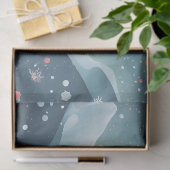 Weihnachtspinguin im Schnee Seidenpapier (Geschenk)