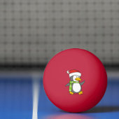 Weihnachtspinguin im Schnee Tischtennisball (Netto)