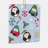 Weihnachtspinguin Keramikornament (Rechts)