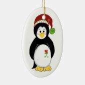 Weihnachtspinguin Keramikornament (Rechts)
