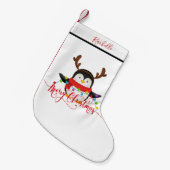 Weihnachtspinguin Kleiner Weihnachtsstrumpf (Vorderansicht (hängend))