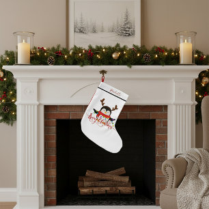 Weihnachtspinguin kleiner weihnachtsstrumpf