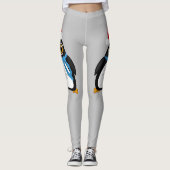Weihnachtspinguin Leggings (Vorderseite)