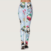 Weihnachtspinguin Leggings (Rückseite)