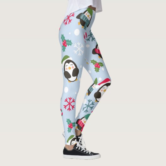 Weihnachtspinguin Leggings (Rechts)