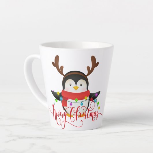 Weihnachtspinguin Milchtasse (Linke Ecke)