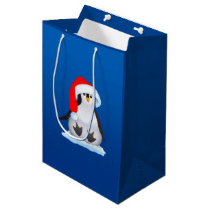 Weihnachtspinguin Mittlere Geschenktüte