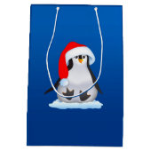 Weihnachtspinguin Mittlere Geschenktüte (Rückseite)
