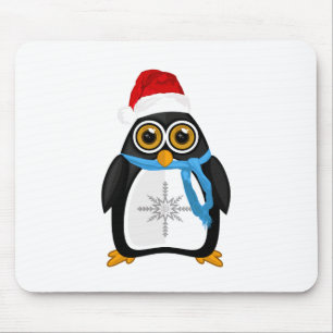 Weihnachtspinguin Mousepad