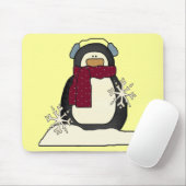 WeihnachtsPinguin Mousepad (Mit Mouse)