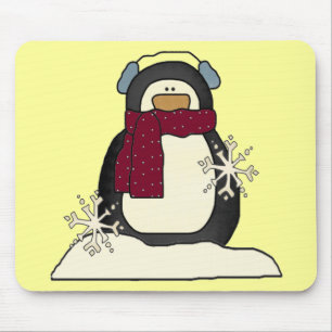 WeihnachtsPinguin Mousepad