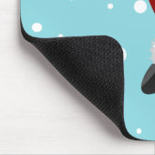 Weihnachtspinguin Mousepad (Ecke)