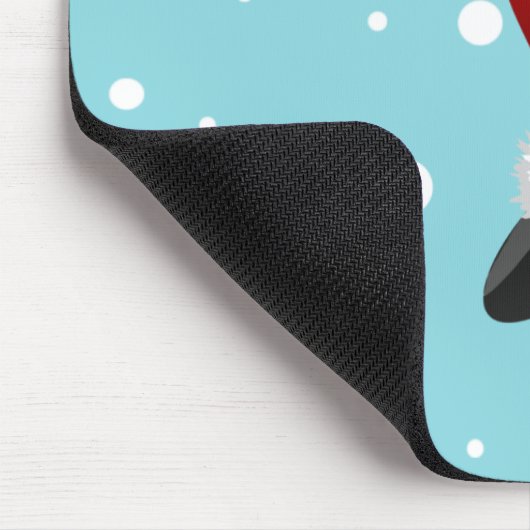 Weihnachtspinguin Mousepad (Ecke)