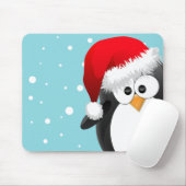 Weihnachtspinguin Mousepad (Mit Mouse)
