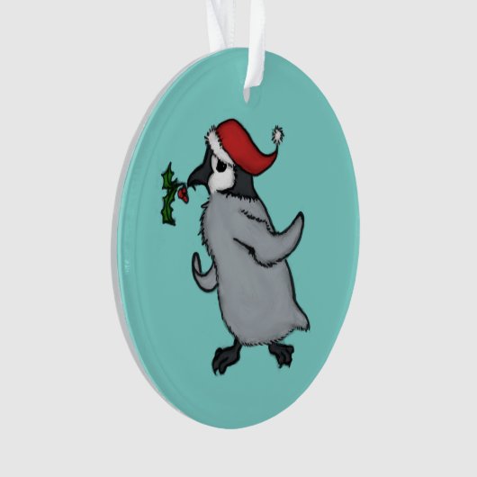 WeihnachtsPinguin Ornament (Vorderseite)