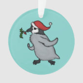 WeihnachtsPinguin Ornament (Vorderseite)
