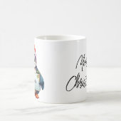 Weihnachtspinguin personalisiert kaffeetasse (Mittel)