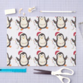 Weihnachtspinguin Seidenpapier (Handwerk)