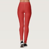 Weihnachtspinguin sitzend mit Schneebälle Leggings (Rückseite)