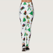Weihnachtspinguin Ski Leggings (Rückseite)