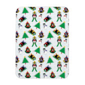 Weihnachtspinguin Ski Magnet (Vertikal)