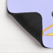 WeihnachtsPinguin-Skifahren Mousepad (Ecke)