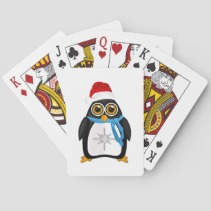 Weihnachtspinguin Spielkarten