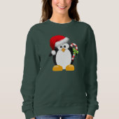 Weihnachtspinguin Sweatshirt (Vorderseite)