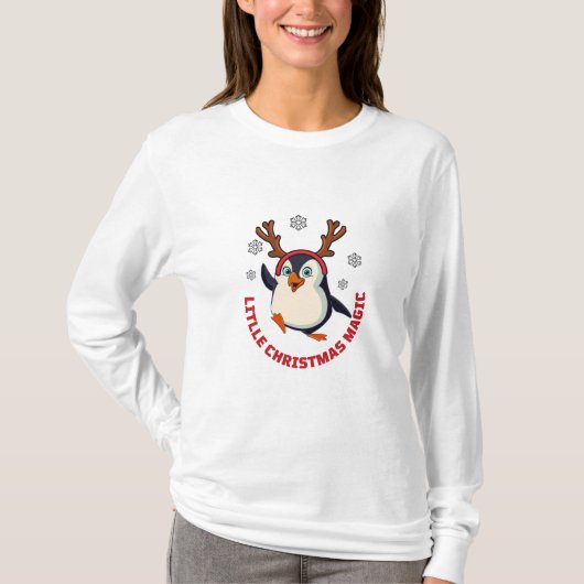 Weihnachtspinguin T-Shirt (Vorderseite)