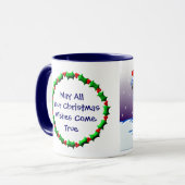 WeihnachtsPinguin Tasse (Vorderseite Links)