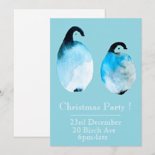Weihnachtspinguin Weihnachtsfeier Einladung