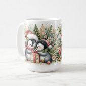 Weihnachtspinguine 5 kaffeetasse (Vorderseite Links)