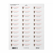Weihnachtspinguine | Address Return Labels (Vorne)