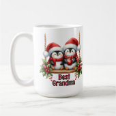 Weihnachtspinguine Best Oma Kaffeetasse (Links)