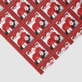Weihnachtspinguine Dekoupage Set Tissue Paper Seidenpapier (Ausschnitt)