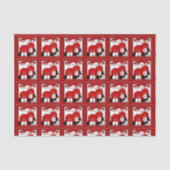 Weihnachtspinguine Dekoupage Set Tissue Paper Seidenpapier (Vorderseite)