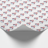 WeihnachtsPinguine Geschenkpapier (Ecke)