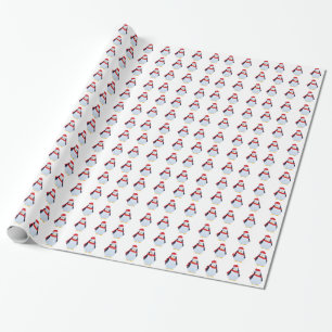 WeihnachtsPinguine Geschenkpapier