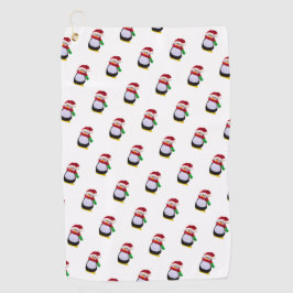 Weihnachtspinguine Golfhandtuch