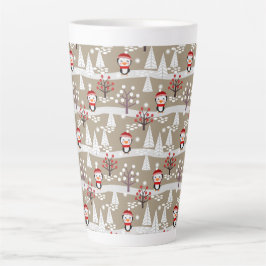 Weihnachtspinguine Latte-Tasse Milchtasse
